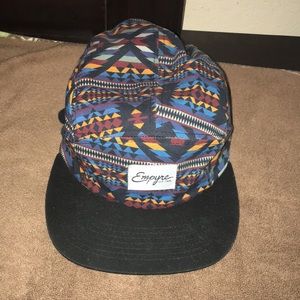 Tribal print skater snapback